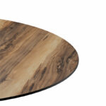 Table top Noble HPL walnut Φ60cm, 12mm thick - Image 4