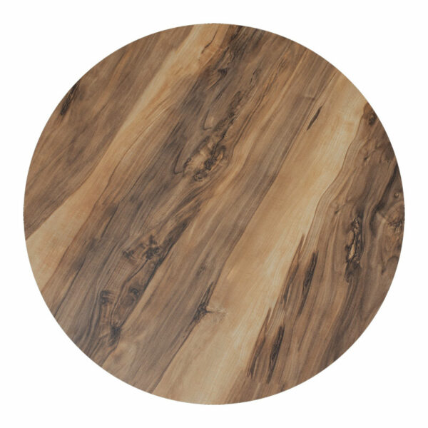 Table top Noble HPL walnut Φ69cm, 12mm thick