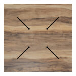 Table top Noble HPL walnut 69x69cm thickness 12mm - Image 2