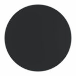 Table top Scenic Werzalit black Φ70cm, 35mm thick