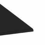 Table top Scenic Werzalit black 70x70cm thickness 35mm - Image 3