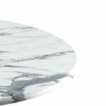 Solace Werzalit white marble table top Φ70cm, 25mm thick - Слика 3