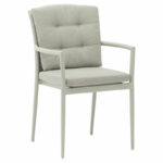 Armchair Moritz aluminum gray rope-beige cushion - Слика 2