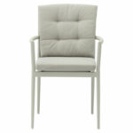 Armchair Moritz aluminum gray rope-beige cushion - Слика 3