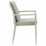 Armchair Moritz aluminum gray rope-beige cushion - Слика 4