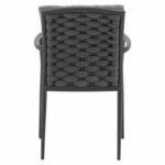 Armchair Moritz aluminum anthracite rope-grey cushion - Image 5