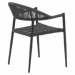 Armchair Freiburg aluminum dark grey-PP grey - Image 2
