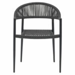 Armchair Freiburg aluminum dark grey-PP grey - Image 4