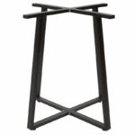 Table base lavish metal black 70x70x73cm - Image 2