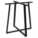 Table base lavish metal black 70x70x73cm