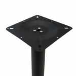 Table base bar Staid  metal black 40x40x94cm - Слика 2