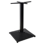 Table base Cheer cast iron black 45x45x72cm