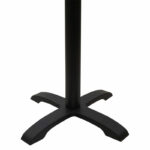Table base Lively cast iron four leged  black 62x62x72cm - Слика 3