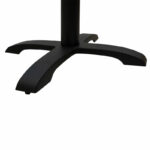 Table base Lively cast iron four leged  black 62x62x72cm - Слика 4