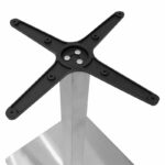 Table base justify alouminium 45x45x72cm - Слика 2
