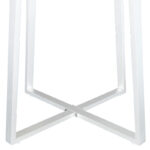 Table base lavish metal white 70x70x73cm - Слика 4