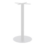 Table base bar Closet metal white-black D40x108cm