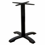 Table base bar Ntona metal black 62x62x108cm