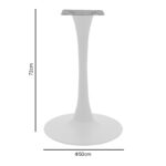 Table base Keep metal black-white D50x72cm - Слика 4