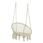 Hammock seat Eventful rope beige 82x82x133cm