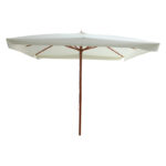 Professional umbrella Vasel one-piece fabric wood-beige fabric 300x300x250cm