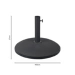 Cement grey ubrella base Elfie 25kg D50cm - Слика 2