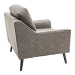 Armchair Lonnie PU grey antique 94x95.5x92.5cm - Слика 2