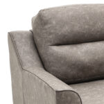 Armchair Lonnie PU grey antique 94x95.5x92.5cm - Слика 6