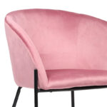 Armchair Julia velvet pink 61x57x74cm - Слика 5