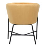 Armchair Julia velvet yellow 61x57x74cm - Слика 2