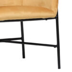 Armchair Julia velvet yellow 61x57x74cm - Слика 6