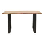 Avron natural solid acacia wood table 140x80x76cm - Слика 2