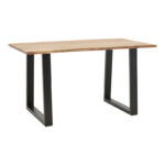 Маса Avron од природно цврсто дрво акација 140x80x76 см