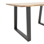 Avron natural solid acacia wood table 140x80x76cm - Слика 5