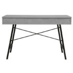 Work table Yamin grey cement-black 120x48x76cm - Слика 3