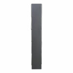 Bookcase mini Tars dark grey-black 50x22x150cm - Слика 4