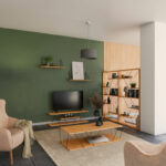 Tv stand Tars sonoma-black 120x30x33cm - Слика 2