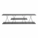Tv stand Tars dark grey-black 120x30x33cm - Слика 3