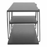 Tv stand Tars dark grey-black 120x30x33cm - Слика 4