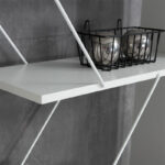 Bookcase Tars white 84x24x157cm - Слика 4