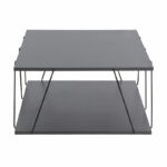 Coffee table Tars dark grey-black 90x60x30,5cm - Слика 3