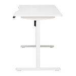 Electric adjustable table white 140x60x72-117cm - Слика 2