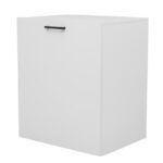 Tivizual polymorphic cabinet-work desk folding melamine in white shade 140x60x72cm - Слика 5