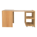 Tivouzal polymorphic cabinet-work desk folding sonoma melamine 140x60x72cm - Слика 3
