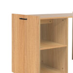Tivouzal polymorphic cabinet-work desk folding sonoma melamine 140x60x72cm - Слика 4