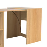 Tivouzal polymorphic cabinet-work desk folding sonoma melamine 140x60x72cm - Слика 5