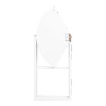 Foldable able Talen in white color D80x74cm - Image 3