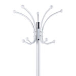 Coat Stand Nicolo metal white D37x175cm - Image 2