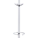 Coat Stand Nicolo metal white D37x175cm - Image 3
