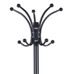 Coat Stand Nicolo metal black D37x175cm - Image 2